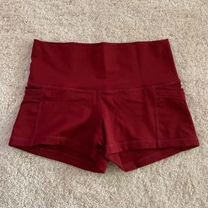Popflex Shorts - Cabernet. EUC